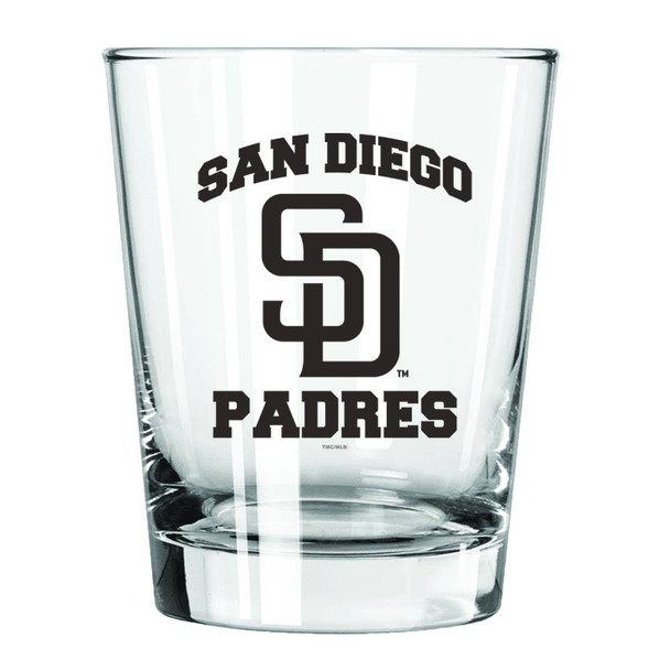 San Diego Padres 15oz Old Fashioned w/Arches Logo