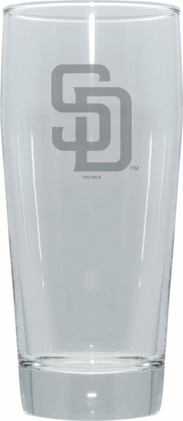 San Diego Padres 16oz Pub Pilsner w/Etched Logo