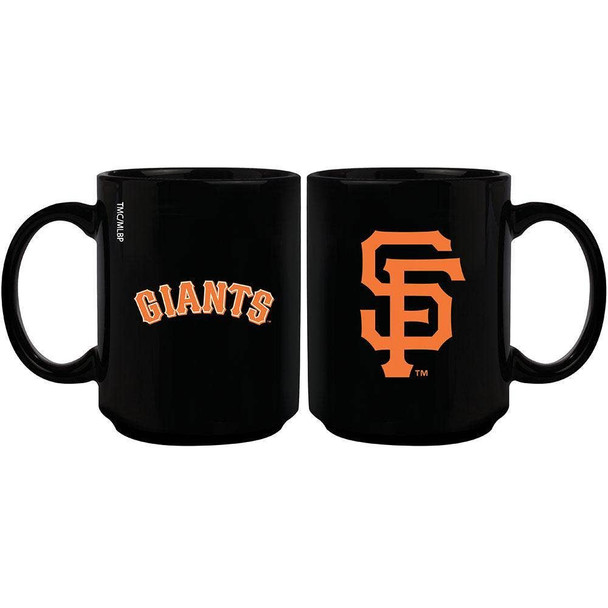 San Francisco Giants 15oz Black Mug w/Color Logo