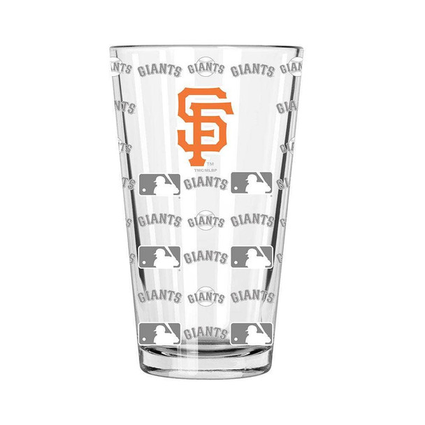 San Francisco Giants Sandblasted Pint