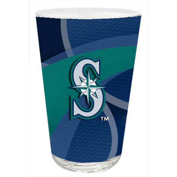 Seattle Mariners Pint Glass Carbon Design