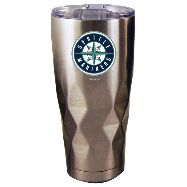 Seattle Mariners 22oz Stainless Steel Diamond Tumbler