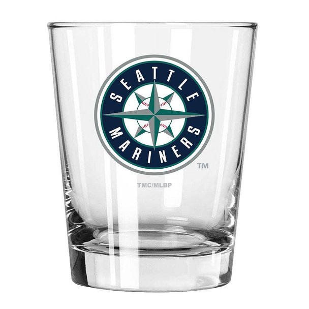 Seattle Mariners 15oz Old Fashioned w/Color Logo