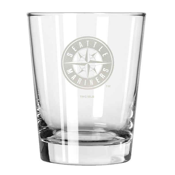 Seattle Mariners 15oz Old Fashioned w/Etched Logo