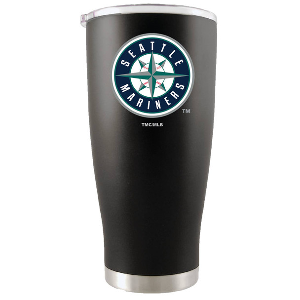 Seattle Mariners 20oz Black Tumbler w/Color Logo