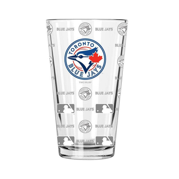 Toronto Blue Jays Sandblasted Pint