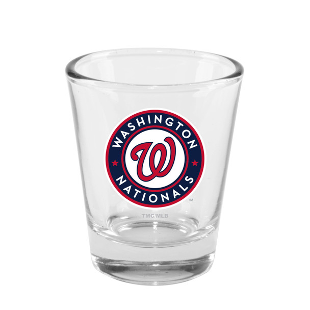 Washington Nationals 2oz Clear Collector Glass