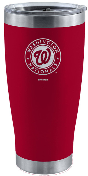 Washington Nationals 20oz Red Tumbler w/Etched Logo