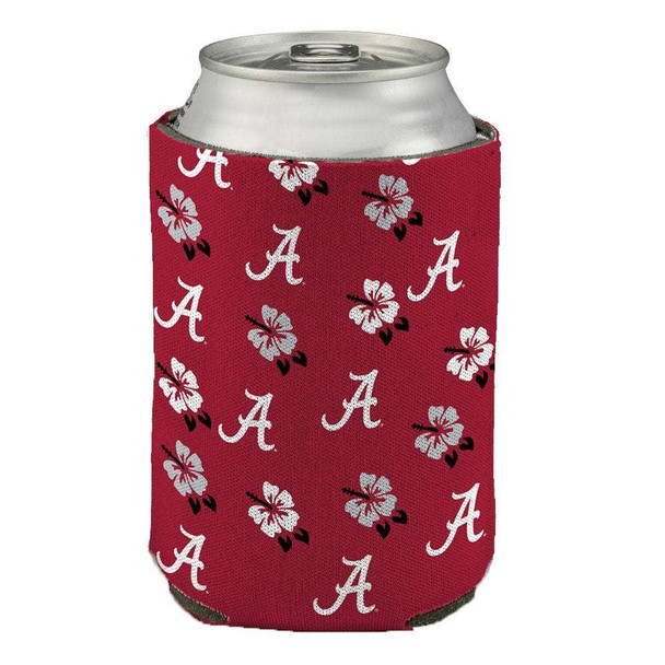 Alabama Crimson Tide Tropical Can Insulator