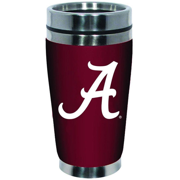 Alabama Crimson Tide 16oz Travel Mug with Neoprene Wrap