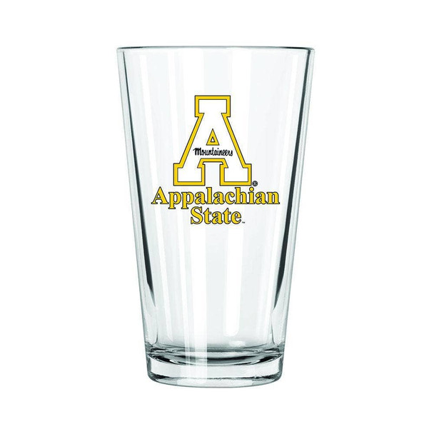 Appalachian State 16oz Pint Glass w/Color Logo