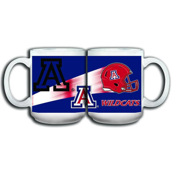 Arizona Wildcats 15oz 3D White Mug