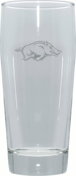Arkansas Razorbacks 16oz Pub Pilsner w/Etched Logo