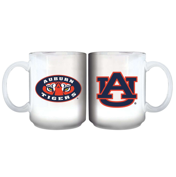 Auburn Tigers 11oz White Mug w/Color Logo
