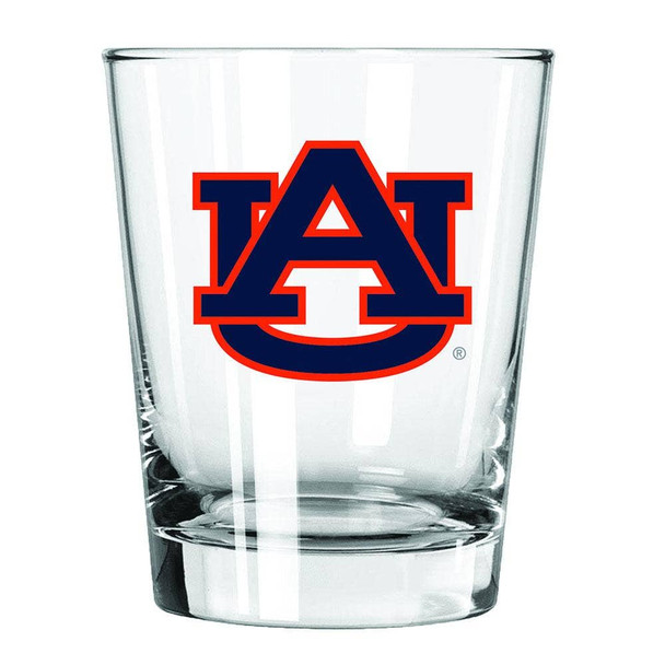 Auburn Tigers 15oz Old Fashioned w/Color Logo
