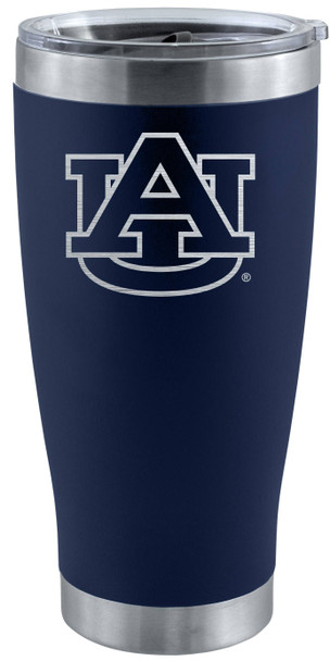 Auburn Tigers 20oz Navy Tumbler w/Etched Logo