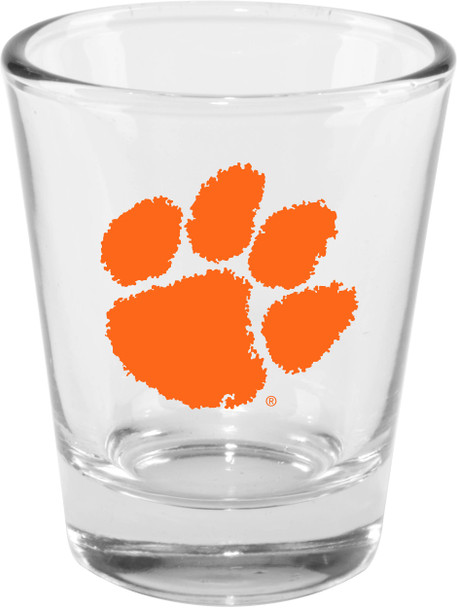 Clemson Tigers 2oz Clear Collector Glass