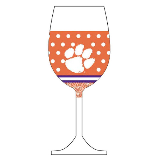 Clemson Tigers Wine Glass Woozie