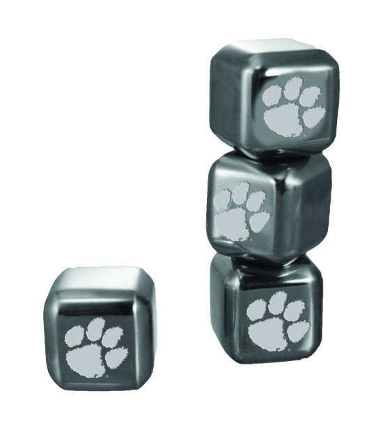 Clemson Tigers 6pk Stainless Steel Ice Cubes