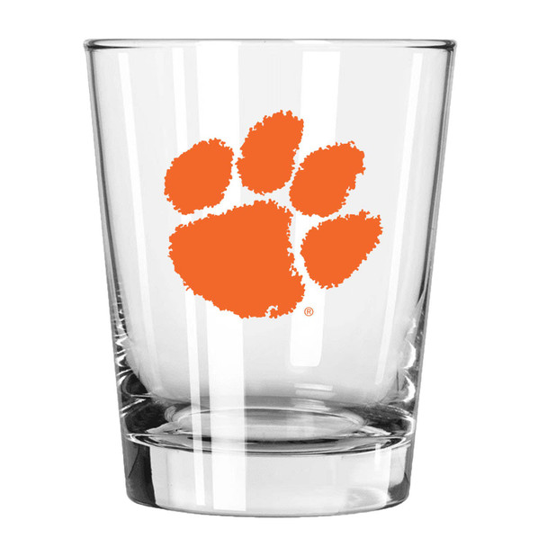 Clemson Tigers 15oz Old Fashioned w/Color Logo