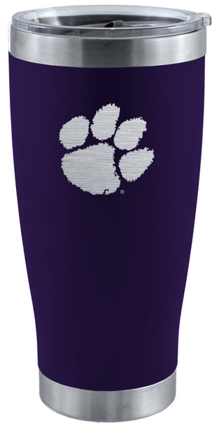 Clemson Tigers 20oz Purple Tumbler w/Etched Logo