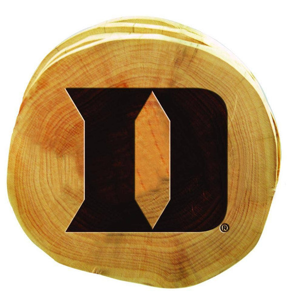 Duke Blue Devils 4pk Wood Cut Coaster