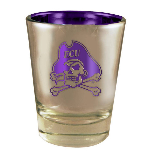 East Carolina Pirates Electroplated Shot Glass