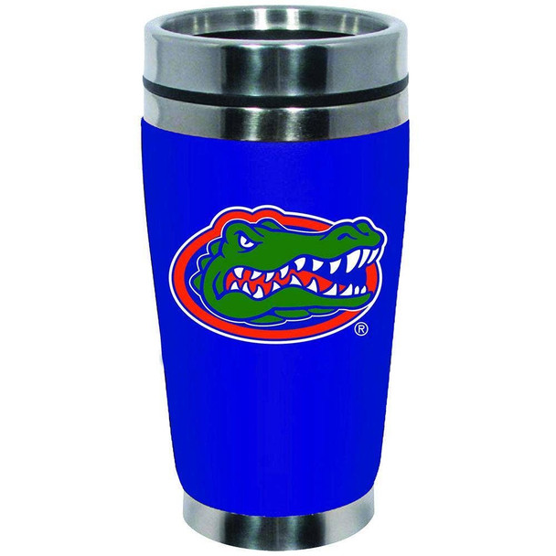 Florida Gators 16oz Travel Mug with Neoprene Wrap