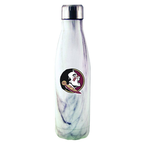 Florida State Seminoles Marble Stainless Steel Water Bottle