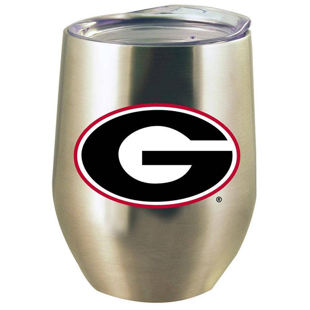 Georgia Bulldogs 12oz Stainless Stemless Tumbler
