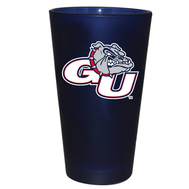 Gonzaga Bulldogs 16oz Color Frosted Pint Color Logo