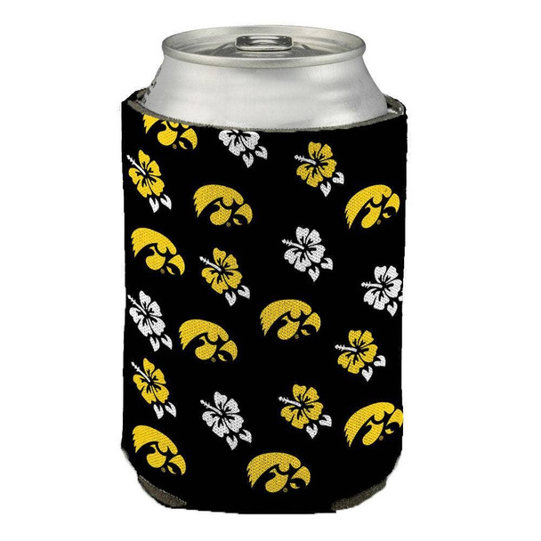 Iowa Hawkeyes Tropical Can Insulator