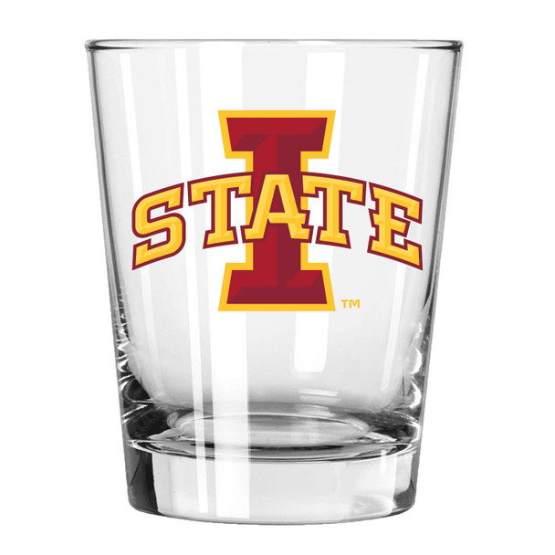 Iowa State Cyclones 15oz Old Fashioned w/Color Logo