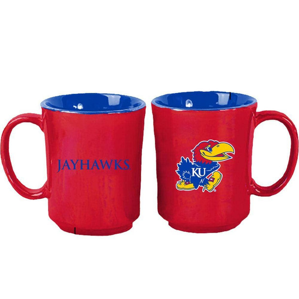 Kansas Jayhawks 15oz Iridescent Mug