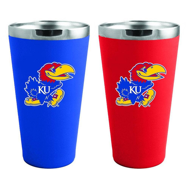 Kansas Jayhawks 2pk Stainless Steel Tumblers