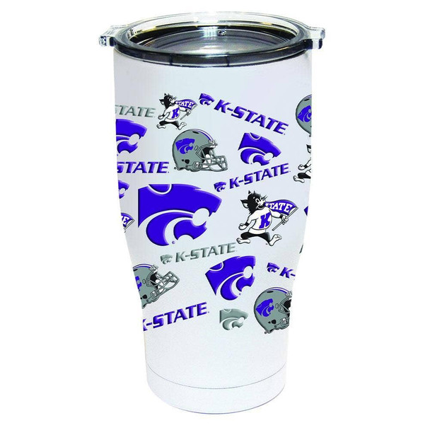 Kansas State Wildcats 24oz All Over Print Tumbler