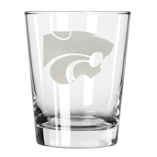 Kansas State Wildcats 15oz Old Fashioned w/Etched Logo