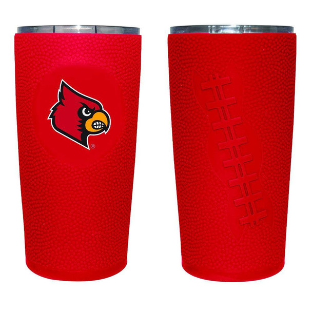 Louisville Cardinals 20oz Tumbler w/Silicone Wrap