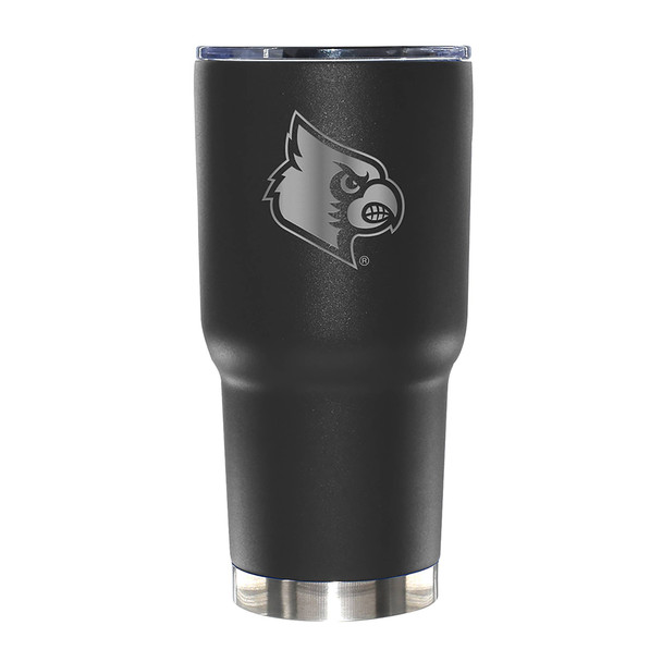 Louisville Cardinals 30oz Black Etched Tumbler