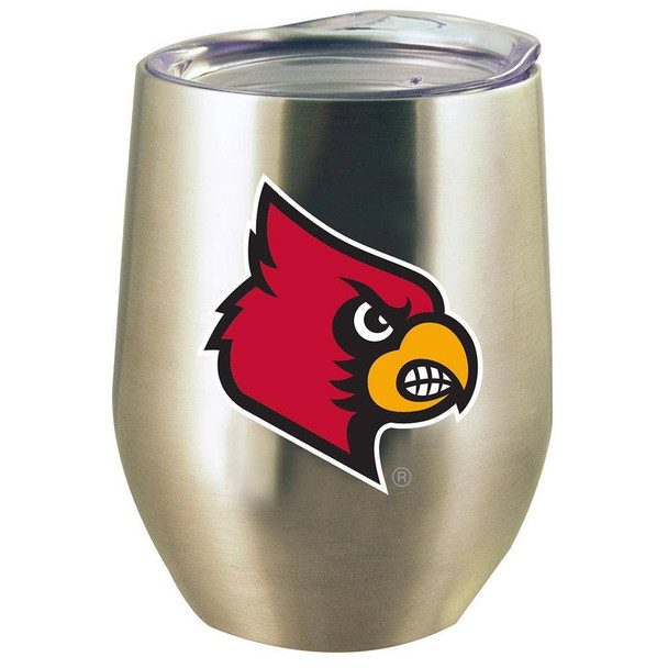 Louisville Cardinals 12oz Stainless Stemless Tumbler
