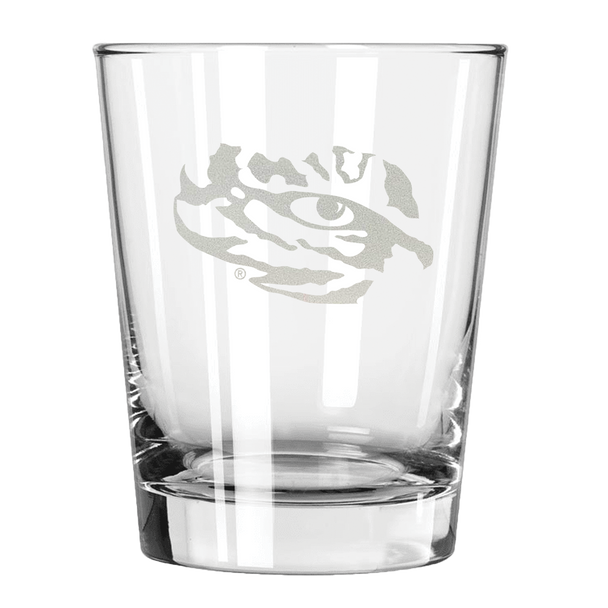 LSU Tigers 15oz Old Fashioned w/Etched Logo