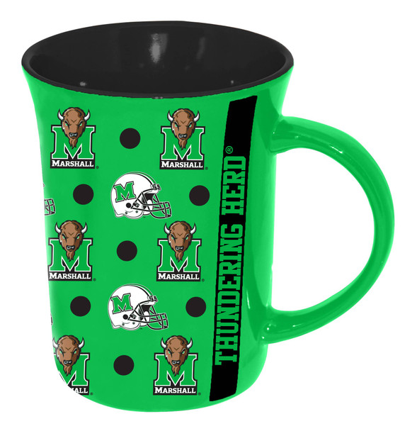 Marshall Thundering Herd 15oz Line Up Mug