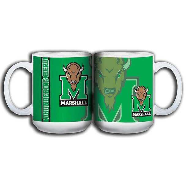 Marshall Thundering Herd 11oz Reflective Mug