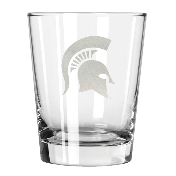 Michigan State Spartans 15oz Old Fashioned w/Etched Logo