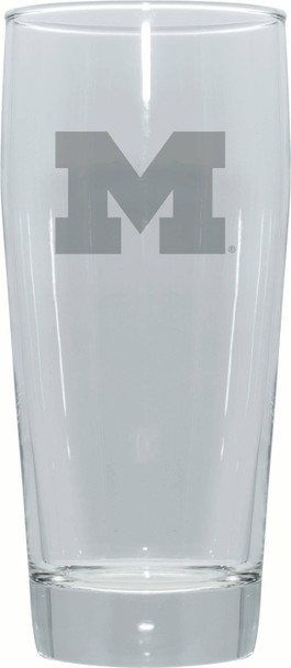 Michigan Wolverines 16oz Pub Pilsner w/Etched Logo