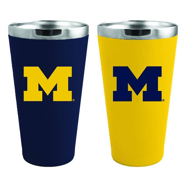 Michigan Wolverines 2pk Stainless Steel Tumblers