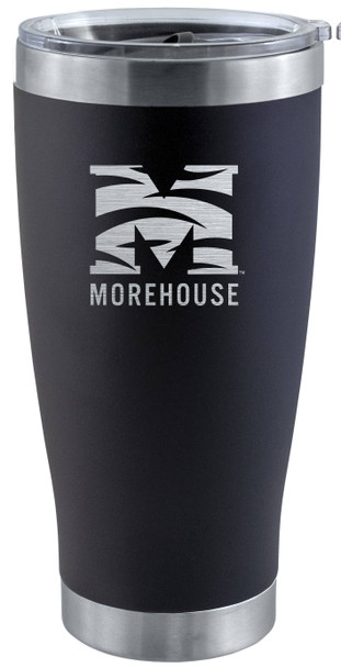 Morehouse College 20oz Black Tumbler w/Etched Logo
