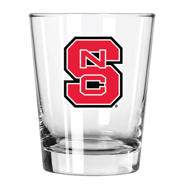 NC State Wolfpack 15oz Old Fashioned w/Color Logo