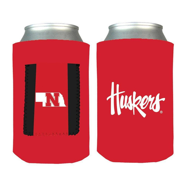 Nebraska Cornhuskers Can Insulator with Pocket