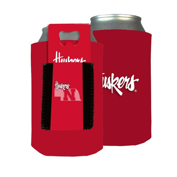 Nebraska Cornhuskers Can Insulator w/Opener